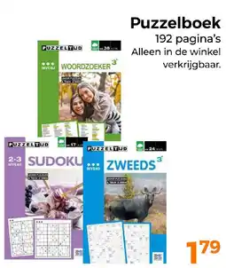 Trekpleister Puzzelboek aanbieding