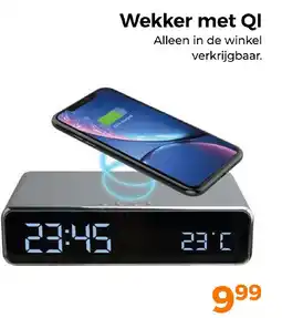 Trekpleister Wekker met QI aanbieding