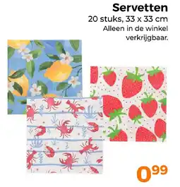 Trekpleister Servetten aanbieding