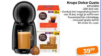 Trekpleister Krups Dolce Gusto aanbieding