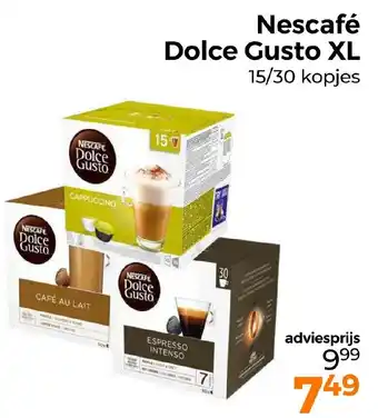 Trekpleister Nescafé Dolce Gusto XL aanbieding