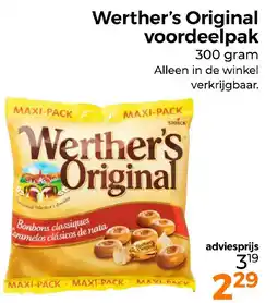 Trekpleister Werther's Original voordeelpak aanbieding