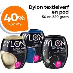 Trekpleister Dylon textielverf en pod aanbieding