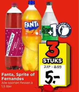 Vomar Voordeelmarkt Fanta, Sprite of Fernandes aanbieding