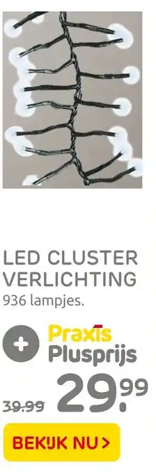 Praxis Led cluster verlichting aanbieding