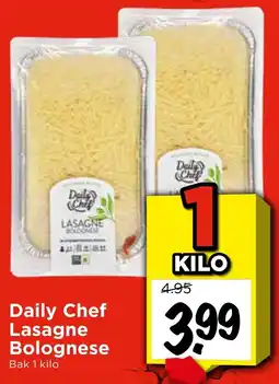 Vomar Voordeelmarkt Daily Chef Lasagne Bolognese aanbieding