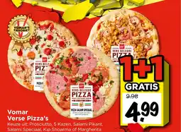 Vomar Voordeelmarkt Vomar Verse Pizza's aanbieding