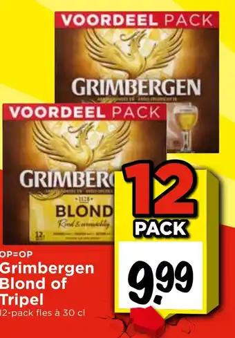 Vomar Voordeelmarkt Grimbergen Blond of Tripel aanbieding