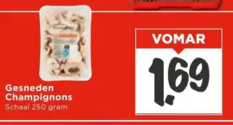 Vomar Voordeelmarkt Gesneden Champignons aanbieding