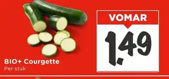 Vomar Voordeelmarkt BIO+ Courgette aanbieding