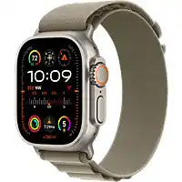 Bol.com Apple Watch Ultra 2 - GPS + Cellular - 49mm - Titanium Case with Olive Alpine Loop - Large aanbieding