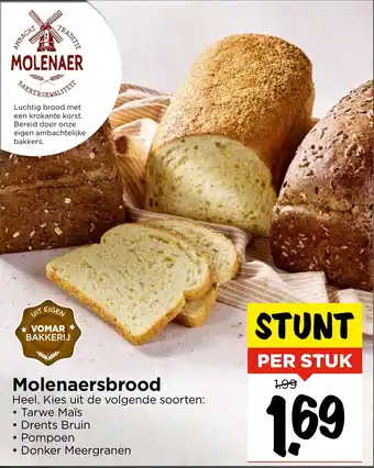 Vomar Voordeelmarkt Molenaersbrood aanbieding