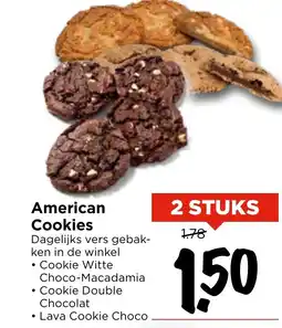 Vomar Voordeelmarkt American Cookies aanbieding