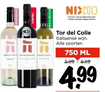 Vomar Voordeelmarkt Tor del Colle aanbieding