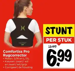 Vomar Voordeelmarkt Comfortiss Pro Rugcorrector aanbieding