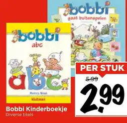 Vomar Voordeelmarkt Bobbi Kinderboekje aanbieding