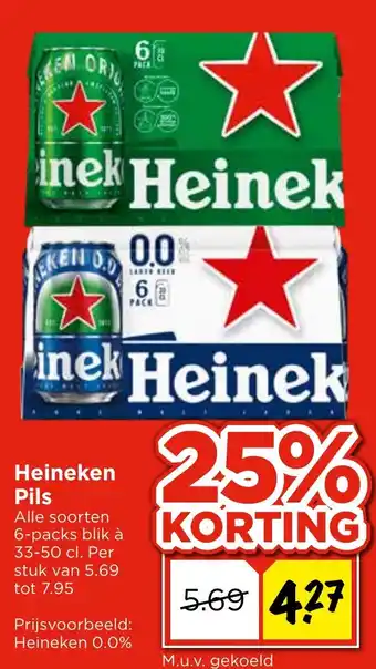 Vomar Voordeelmarkt Heineken Pils aanbieding