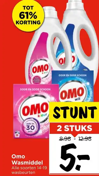 Vomar Voordeelmarkt Omo Wasmiddel aanbieding