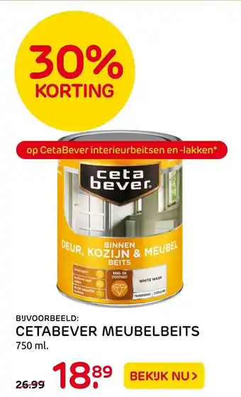 Praxis Cetabever meubelbeits 750 ml aanbieding