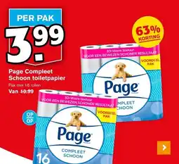 Hoogvliet Page Compleet Schoon toiletpapier aanbieding