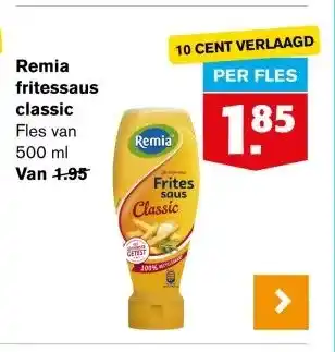 Hoogvliet Remia fritessaus classic aanbieding