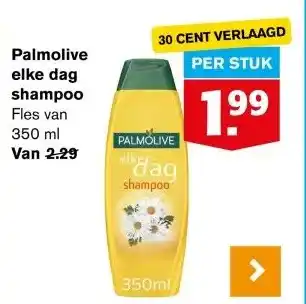 Hoogvliet Palmolive elke dag shampoo aanbieding