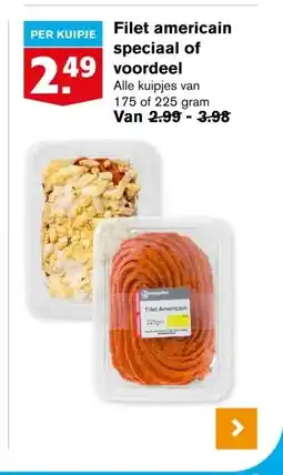 Hoogvliet Filet americain speciaal of voordeel aanbieding