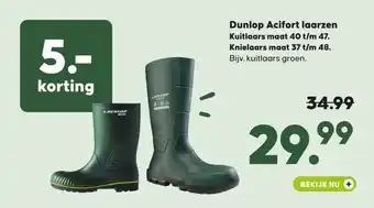 Pets Place Dunlop Acifort laarzen aanbieding