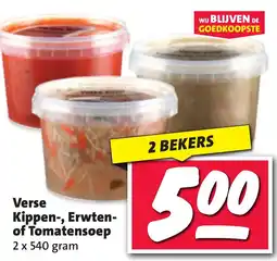 Nettorama Verse Kippen, Erwten of Tomatensoep aanbieding