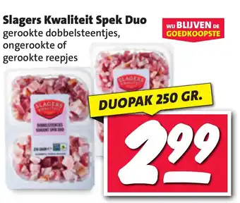 Nettorama Slagers Kwaliteit Spek Duo aanbieding