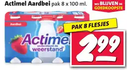 Nettorama Actimel Aardbei aanbieding