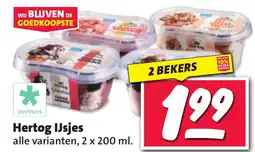 Nettorama Hertog IJsjes aanbieding