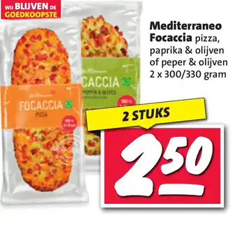 Nettorama Mediterraneo Focaccia aanbieding