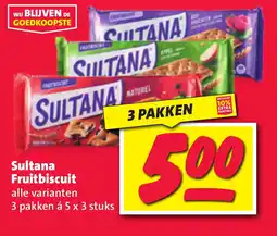 Nettorama Sultana Fruitbiscuit aanbieding