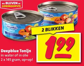 Nettorama Deepblue Tonijn aanbieding