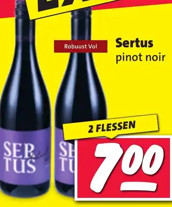 Nettorama Sertus pinot noir aanbieding