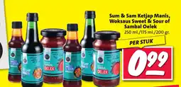 Nettorama Sum & Sam Ketjap Manis, Woksaus Sweet & Sour of Sambal Oelek aanbieding