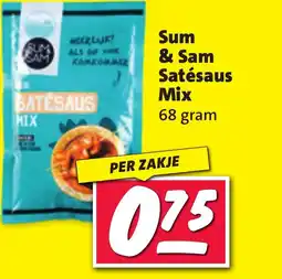 Nettorama Sum & Sam Satésaus Mix aanbieding