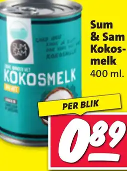 Nettorama Sum & Sam Kokos melk aanbieding