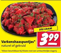 Nettorama Varkenshaaspuntjes aanbieding