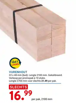 Kluswijs Vurenhout aanbieding