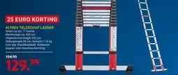 Kluswijs Altrex telescoop ladder aanbieding