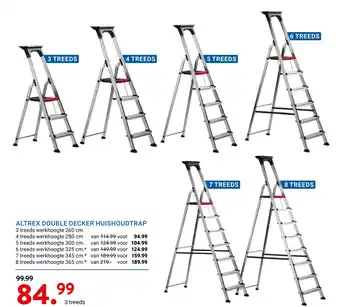 Kluswijs Altrex double decker huishoudtrap aanbieding