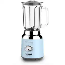 Bol.com Westinghouse Retro Blender - Smoothie Maker - Blauw - 15 Liter - 600W aanbieding