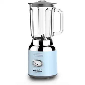 Bol.com Westinghouse Retro Blender - Smoothie Maker - Blauw - 15 Liter - 600W aanbieding