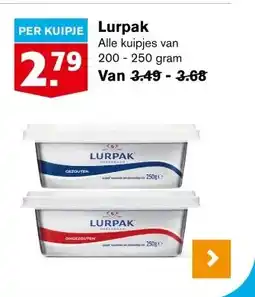 Hoogvliet Lurpak aanbieding