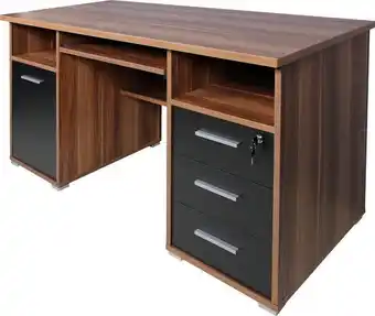 Bol.com Germania - Bureau - 145 cm - Bruin aanbieding