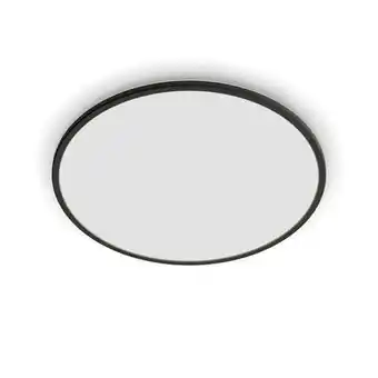 Praxis Philips plafondlamp SuperSlim zwart ø55cm 36W aanbieding