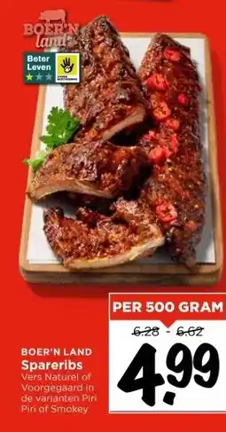 Vomar Voordeelmarkt BOER'N LAND Spareribs aanbieding