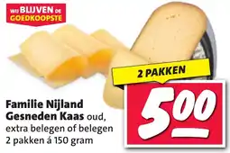 Boni Familie Nijland Gesneden Kaas aanbieding